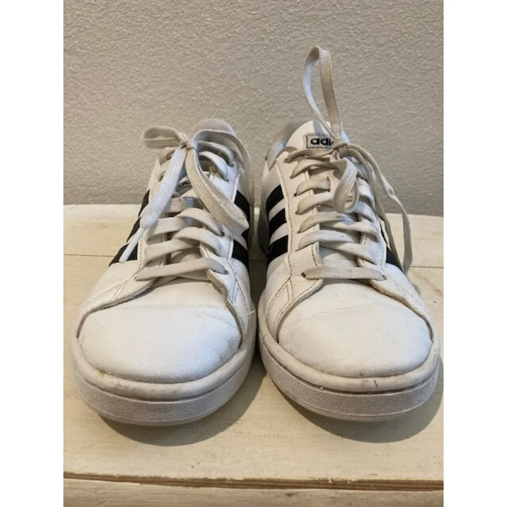 ADIDAS Cloudfoam Advantage White Black‎ Womens Size 7